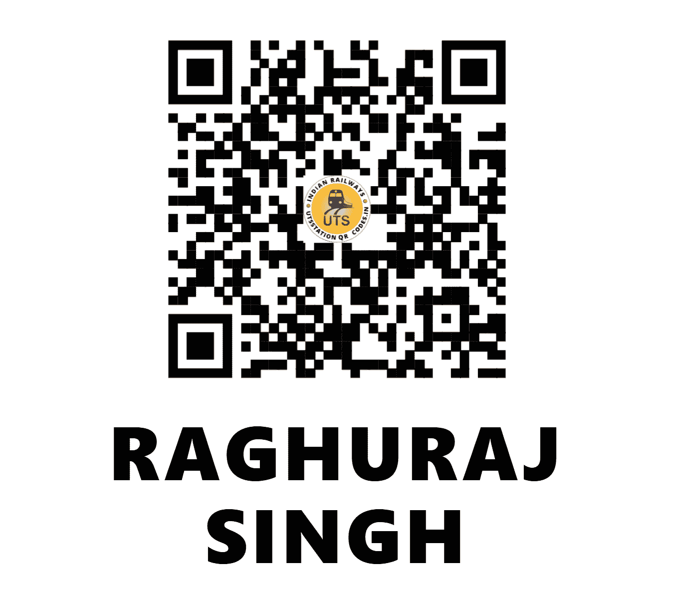 UTS QR Code for RAGHURAJ SINGH - RRS (NR - UTTAR PRADESH)